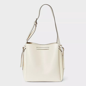 Drawstring Bucket Shoulder Bag